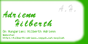 adrienn hilberth business card